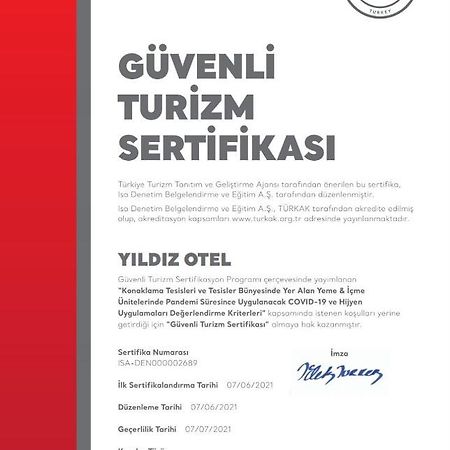 Yildiz Hotel Fatsa Eksteriør billede